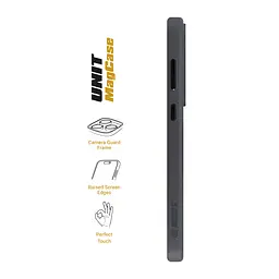 Чехол Samsung Galaxy S25 FE 5G, Unit MagSafe, черный, прозрачный, магсейф, противоударный, магнитный, панель-накладка с поддержкой MagSafe, с поддержкой беспроводной зарядки, TPU+PC, защита всего корпуса, ударопрочный, ArmorStandart (ARM89156) - мініатюра 3
