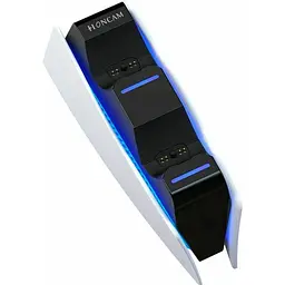 Зарядна станція Honcam Charging Station для DualSense Sony PS5 White [86897] - мініатюра 2