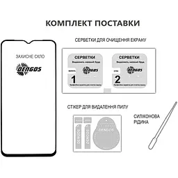 Скло захисне Dengos Full Glue Samsung Galaxy A36 5G (black) (TGFG-387) - мініатюра 3