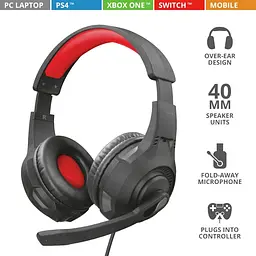 Гарнітура ігрова Trust GXT 307 Ravu 3.5 мм Black (22450_Trust) - мініатюра 5
