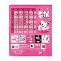 Зошит Kite Hello Kitty, 18 аркушів, клітинка (HK26-236-1), в асортименті - мініатюра 7