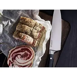 Блок з ножами, мусатом та ножицями кухонними Wuesthof Classic Ikon 8 предметів (1090370703) - мініатюра 4