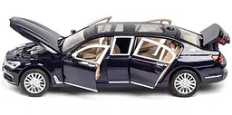 Колекційна металева модель автомобіля АвтоЕксперт BMW 760Li з інерцією, світлом та звуком 1:24 - мініатюра 4