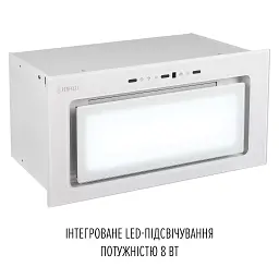Витяжка повновбудована PERFELLI DESIGN VISION 6 BIANCO SILENZIO - мініатюра 6