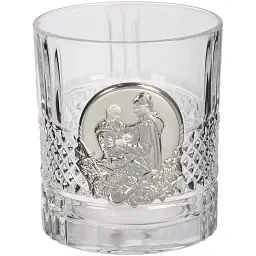 Подарунковий набір склянок Boss Crystal "Козаки" зі срібними накладками - мініатюра 7