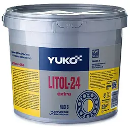 Мастило автомобільне Yuko Літол-24 (2,7кг/відро 3,4л) (4823110408070)