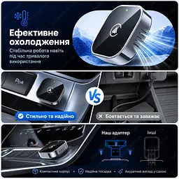 Бездротовий CarPlay адаптер Android Auto для авто Apple CarPlay бездротовий адаптер карплей для авто безпровідний карплей - мініатюра 8