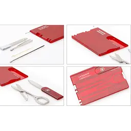 Ніж Victorinox SwissCard Transparent Red (0.7100.T) - мініатюра 8