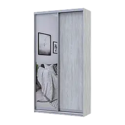 Шафа-купе Doros Сіті Лайт Сосна Натті 1 ДСП / 1 дзеркало 120х45х225 (80736500)