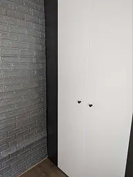 Самоклеюча декоративна 3D панель цегла деко срібна700x700x5 мм - мініатюра 5