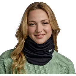 Мультипов'язка Buff Windproof Solid Black - мініатюра 5