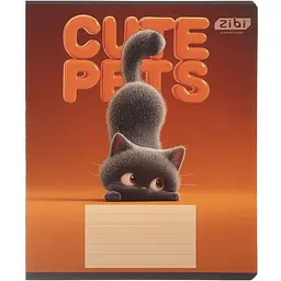 Упаковка зошитів ZiBi Kids Line Cats & Dogs 12 аркушів в лінію 25 шт. (ZB25.1753L) - мініатюра 5