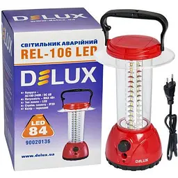 Ліхтар Delux REL-106 84 LED 4W (90020136) - мініатюра 4