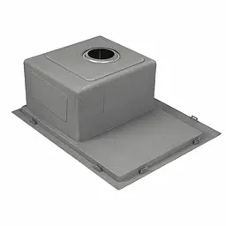 Кухонна мийка Platinum Handmade 580x480x220 R нержавійка (товщина 3,0/1,5 мм корзина та дозатор в комплекті), Нержавіюча сталь - мініатюра 5