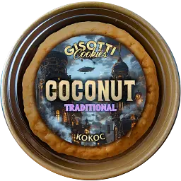 Печиво Gisotti "Кокосове" традиційне 330 г