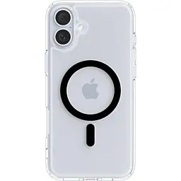 Прозорий чохол Spigen Ultra Hybrid MagSafe Black для iPhone 16 (ACS08206) - мініатюра 5