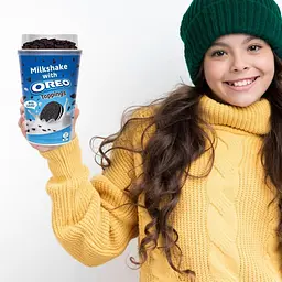 Молочний коктейль Oreo Delight Milkshake with Oreo Topping 200 мл - мініатюра 3