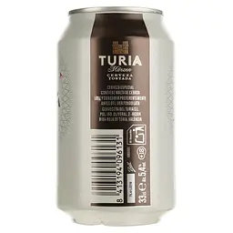 Пиво Turia напівтемне 5.4% 0.33 л з/б - мініатюра 2
