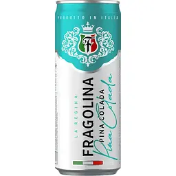 Напій винний напівігристий La Regina Fragolina Cocktail Pina Colada 7% з/б 0.33 л