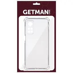 TPU чохол GETMAN Ease logo посилені кути Full Camera для Xiaomi Mi 10T / Mi 10T Pro Безбарвний (прозорий) - мініатюра 5