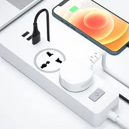 Мережевий фільтр XO WL04 3USB / 2 Outlet / 10A [White] [68805] - мініатюра 3