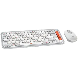 Комплект (клавіатура + миша) Logitech POP Icon Combo Off-Білий (920-013141) - мініатюра 2