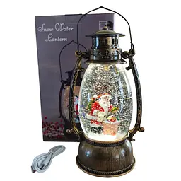 Новорічний нічник вінтажний ліхтар XMAS WDL-24028A (47692-10091_818) - мініатюра 4
