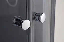 Душова кабіна з низьким піддоном Mixxus Plain SCT02-90x90x195-TR graphite прозоре скло 4 мм MI6901, Універсальна, прозорий, графіт - мініатюра 4