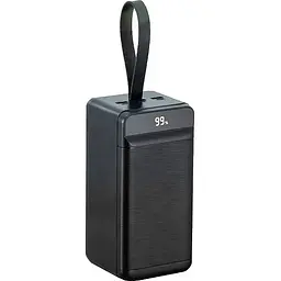 Універсальна мобільна батарея XO PR158 50000mAh PD20W+QC22.5W (Чорний)