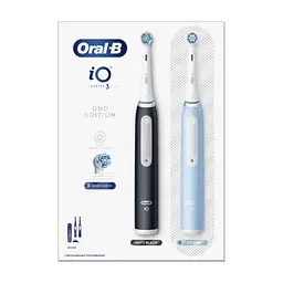Електрична зубна щітка Oral-B iO Series 3 Duo Black & Blue (8006540731772) - мініатюра 3