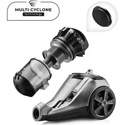 Пилосос без мішка Mozano Max Cyclonic 4000 Вт AGD/ODK/C/03#SZA - мініатюра 7