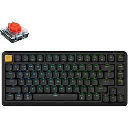 Клавіатура Keychron J1 82 Key K Pro Red Switch RGB Black (J1-H1-UA) [159746]
