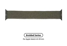 Ремінець ArmorStandart Braided Solo Loop для Apple Watch 49/46/45/44/42 (Series 1-3) Inverness Green Size 10 (172 mm) (ARM58077)
