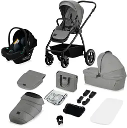 Універсальна коляска 3 в 1 Lionelo Meril Grey Stone (LO-MERIL 3IN1 GREY STONE) - мініатюра 11