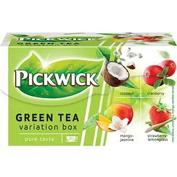 Чай Pickwick зелений асорті зі шматочками фруктів та ягід 20х1.5 г (8711000684160) - мініатюра 2