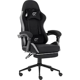 Геймерське крісло GT Racer X-2324 Fabric Black/Gray [121448] - мініатюра 2