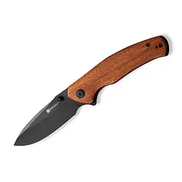 Ніж cкладний Sencut Slashkin S20066-4 Wood коричневий, чорне лезо - мініатюра 2