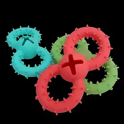 Жувальна іграшка для собак Bonny figure 8 bone-piercing, Блакитний - мініатюра 4