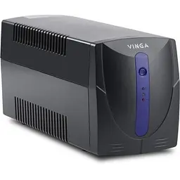 Пристрій безперебійного живлення Vinga LED 800VA plastic case (VPE-800P) - мініатюра 2