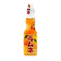 Японський газований напій з кулькою Ramune Orange 200 мл