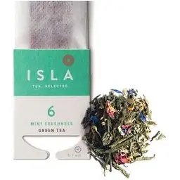 Чай зелений Isla Mint Freshness №6 з м'ятою на чайник 4 г х 10 шт