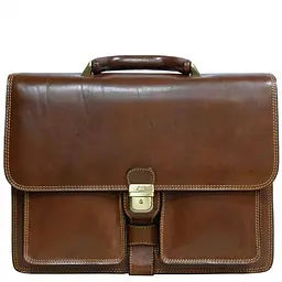Чоловічий діловий портфель Tony Perotti Italico 8013/42 (90388) Коньячний