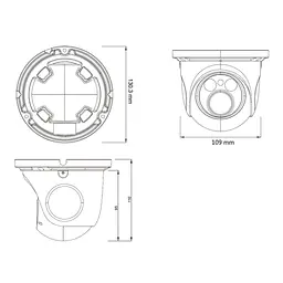 IP-відеокамера 2Mp TVT TD-9525S1 (D/FZ/PE/AR2) f=2.8-12mm (77-00293) - мініатюра 2