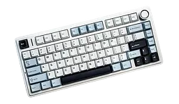 Клавіатура бездротова Aula F75 RGB Light Blue - мініатюра 2