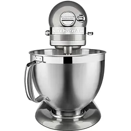 Планетарний міксер KitchenAid Artisan 4.8 л срібний медальйон (5KSM185PSEMS) - мініатюра 2
