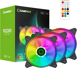 Вентилятор GameMax RQ 300 3 in 1 ARGB Black (RQ 300)