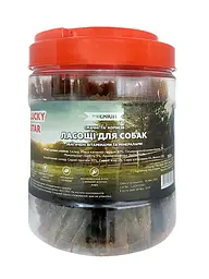 Соломка з качиного в'яленого м'яса Lucky star в тубі 500 г - мініатюра 2