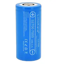 Акумулятор LiFePO4 Liitokala Lii-70A 32700 7000 маг Синій - мініатюра 2