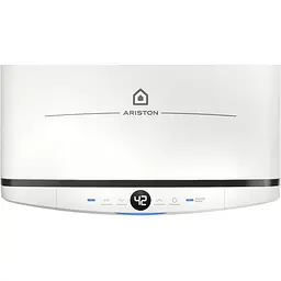 Ariston Водонагрівач електричний VELIS PRO 80 EU плоский, слім, 80л, 2*1,5 кВт, емал. нагр. їв, ун. монтаж, B, білий - мініатюра 3