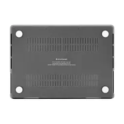 Чохол-накладка для MacBook Pro 16 M5 Pro-M2 Pro/M5 Max-M1 Max, прозорий, матовий, з полікарбонату, з відкритим доступом до всіх портів і роз"ємів, вентиляційними отворами, захист від подряпин, для макбука, ArmorStandart (ARM79461) - мініатюра 2